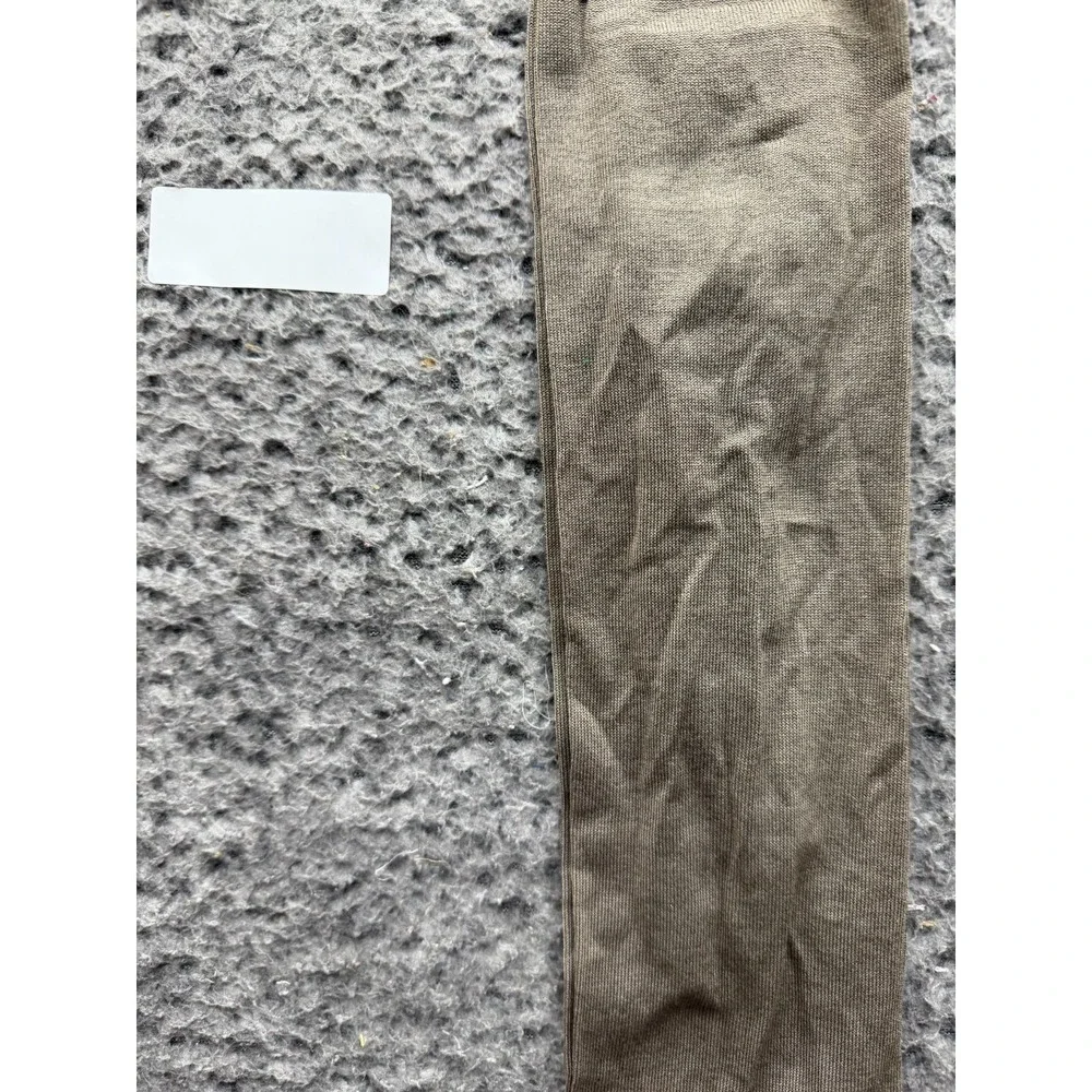 NWT Zegna Baguette Mercerised Stretch Cotton Knee Sock Rust One Size Unisex